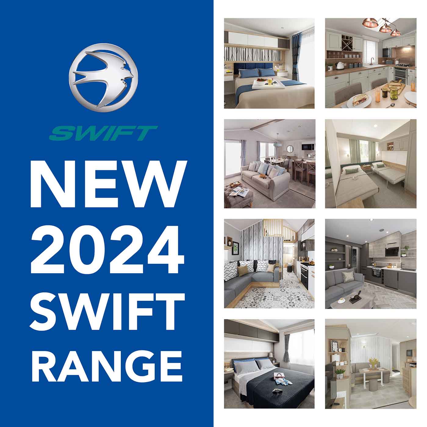 2024 New Swift Lodges and Holiday Homes on Show at Surf Bay